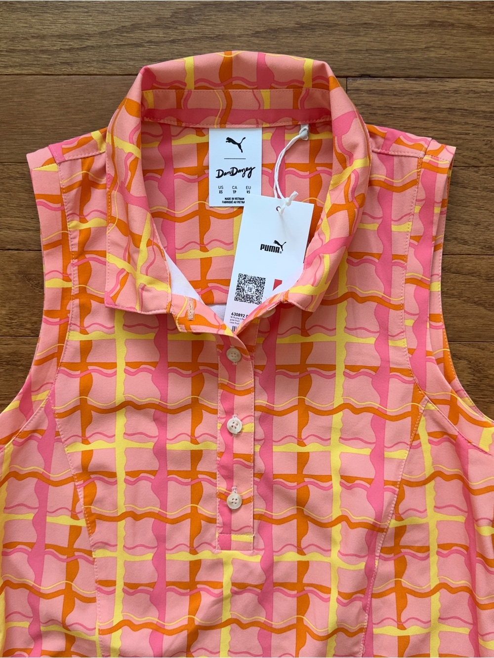 NWT Puma X Dani Dazey Pink Fruit Women’s Golf Dress - Picture 4 of 12